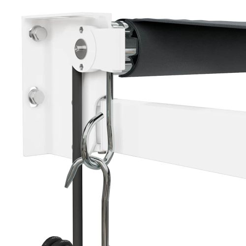 Автоматично прибираща се тента, антрацит, 4x3 м