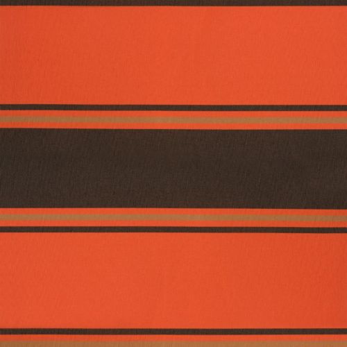 Автоматично прибираща се тента, оранжево и кафяво, 4x3 м