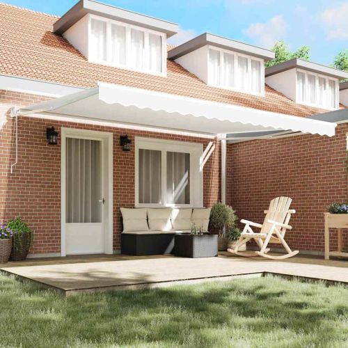 Сенник Бяло 450 x 300 x 165 см Полиестер и метал