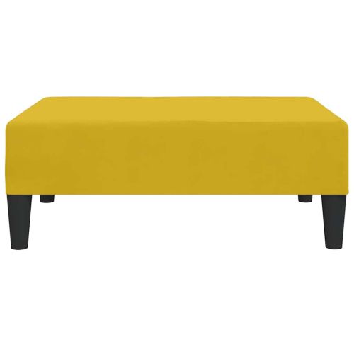 Табуретка, жълта, 78x56x32 см, кадифе