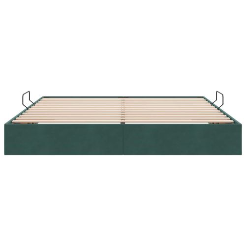 Отоман легло рамка с хранилище със съхранение Кадифе