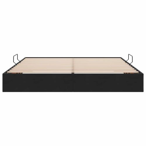 Отоман легло рамка с хранилище със съхранение Кадифе