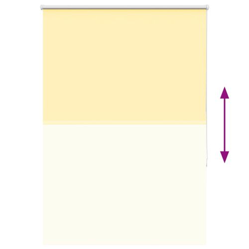 Ролетна щора Blackout жълт 90x150 см ширина на тъканта 85,7см