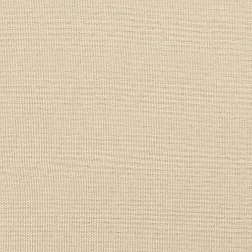 Мека табла за легло Hanko, кремава, 120 см, плат