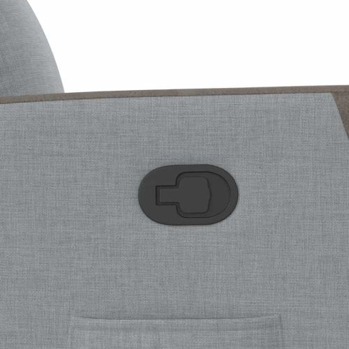 Реклайнер стол, светлосив, текстил