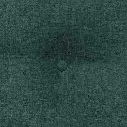 Възглавница за гръб Тъмен зелен 80 x 24 x 50 см текстил