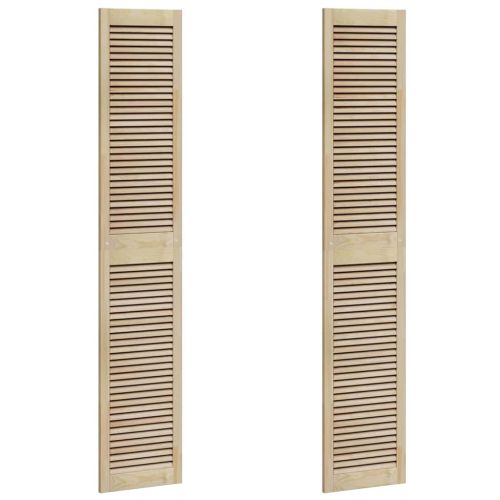 Врата за шкаф с врата 2 pcs Естествен 201 x 2,1 x 39,5 см
