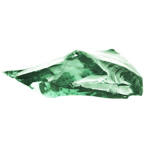 Градински камъни Светло зелено 12 cm Стъкло