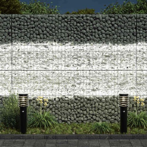 Градински камъни Бяло 12 cm Стъкло