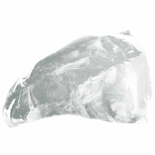 Градински камъни Бяло 12 cm Стъкло