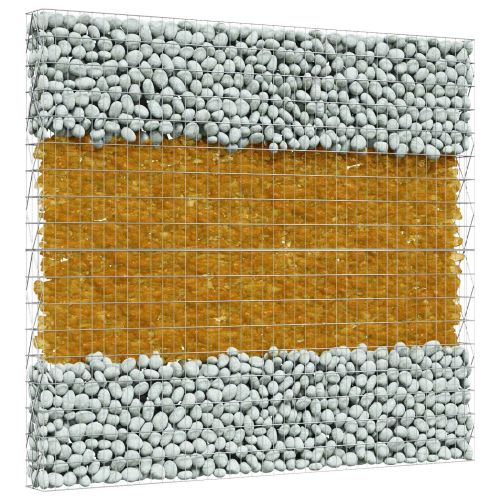 Градински камъни Кафяво 12 cm Стъкло