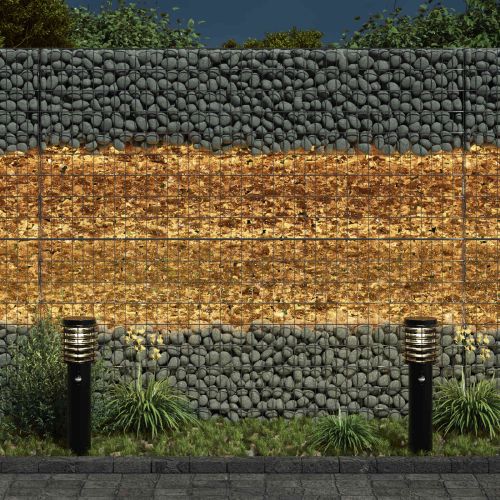 Градински камъни Кафяво 12 cm Стъкло