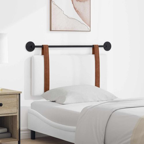 Висяща табла Монтиране на стена Бял 90 x 55 x 5 см Антично PU