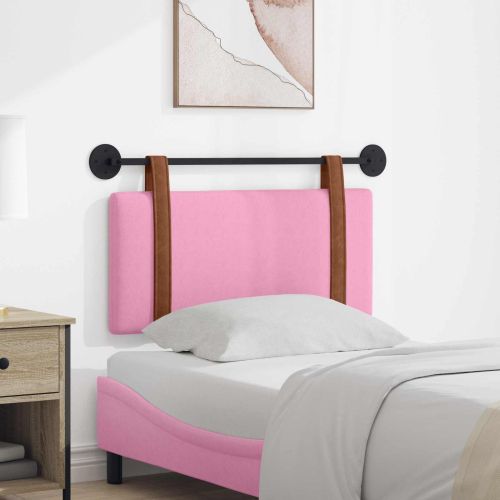 Висяща табла Едноцветен Розово 90 x 55 x 5 см Антично PU