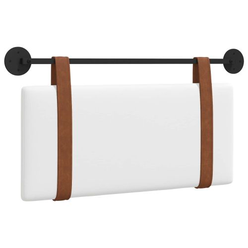 Висяща табла Монтиране на стена Бял 100 x 55 x 5 см Антично PU