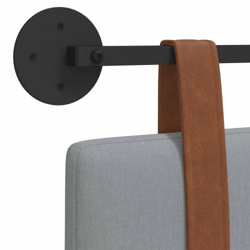 Висяща табла Едноцветен Светлосиво 110 x 55 x 5 см Антично PU