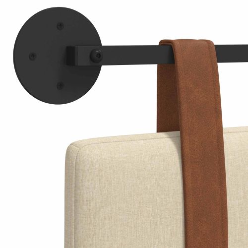 Висяща табла Монтиране на стена Крем 110 x 55 x 5 см Антично PU