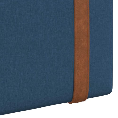 Висяща табла Едноцветен Синьо 110 x 55 x 5 см Антично PU