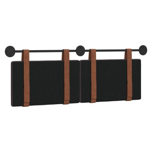 Висяща табла Едноцветен Тъмен кафяв 130 x 55 x 5 см Антично PU