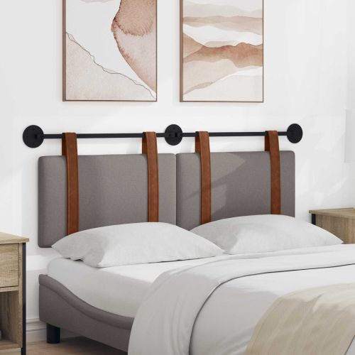 Висяща табла Едноцветен Таупе 130 x 55 x 5 см Антично PU