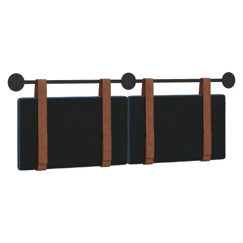 Висяща табла Едноцветен Синьо 130 x 55 x 5 см Антично PU