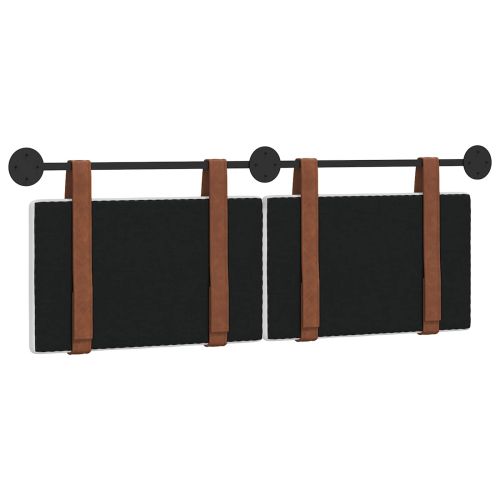 Висяща табла Монтиране на стена Бял 130 x 55 x 5 см Антично PU