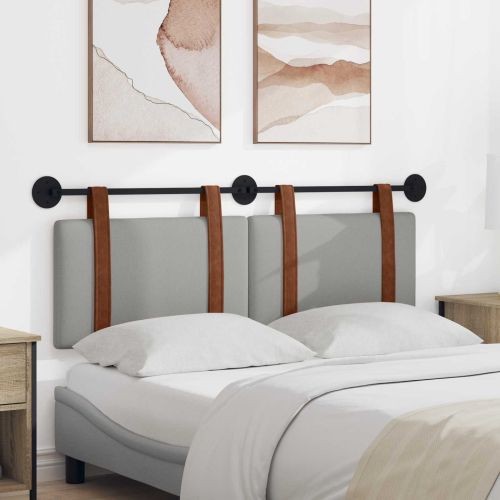 Висяща табла Едноцветен Облачно сиво 150 x 55 x 5 см Антично PU