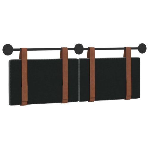 Висяща табла Едноцветен Тъмен сив 150 x 55 x 5 см Антично PU