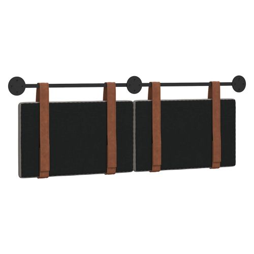 Висяща табла Едноцветен Таупе 150 x 55 x 5 см Антично PU