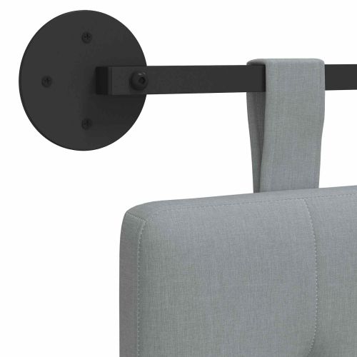 Висяща табла Светлосиво 150 x 55 x 5 см текстил