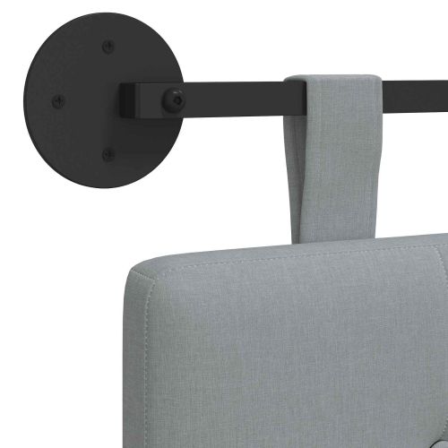 Висяща табла Светлосиво 210 x 55 x 5 см текстил