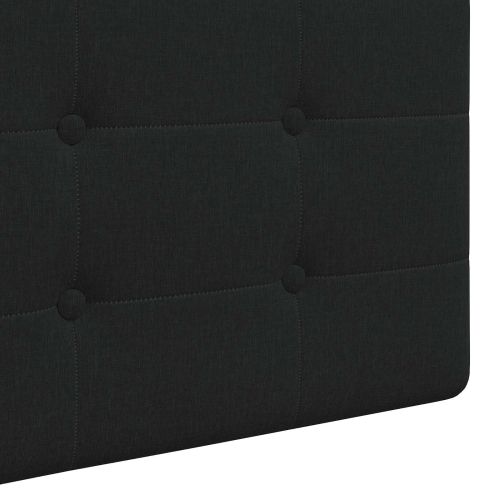 Висяща табла Монтиране на стена Черен 210 x 55 x 5 см текстил