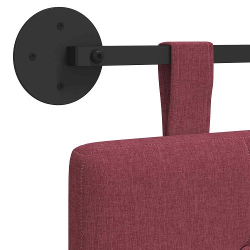 Висяща табла Виненочервен 210 x 55 x 5 см текстил