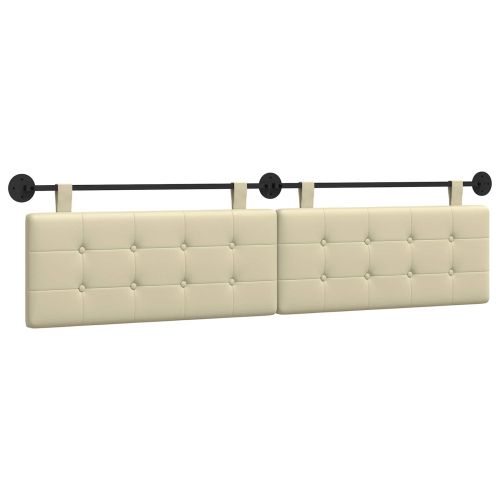 Висяща табла Монтиране на стена Крем 210 x 55 x 5 см Изкуствена