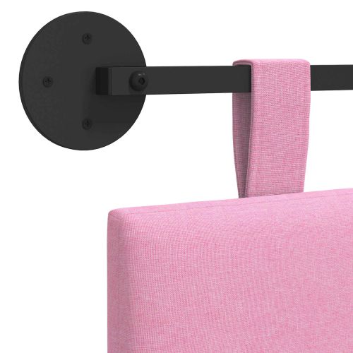 Висяща табла Монтиране на стена Розово 90 x 55 x 5 см текстил