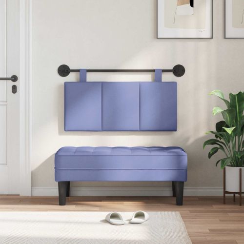 Висяща табла На райета Дънково син 100 x 55 x 5 см текстил