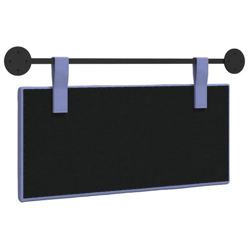 Висяща табла На райета Дънково син 100 x 55 x 5 см текстил