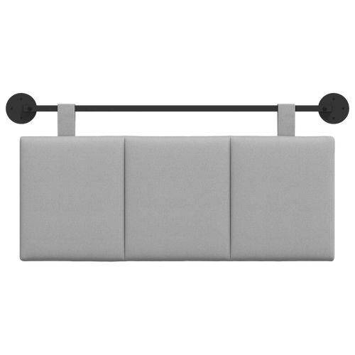 Висяща табла На райета Облачно сиво 110 x 55 x 5 см текстил