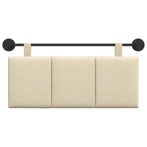 Висяща табла Монтиране на стена Крем 110 x 55 x 5 см текстил