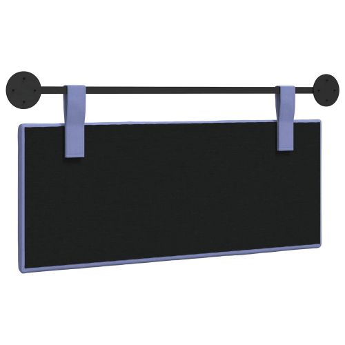 Висяща табла На райета Дънково син 110 x 55 x 5 см текстил