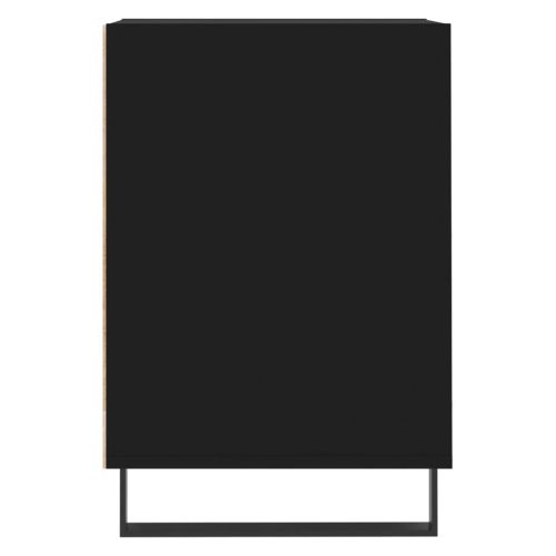 ТB шкаф, черен, 100x35x55 см, инженерно дърво