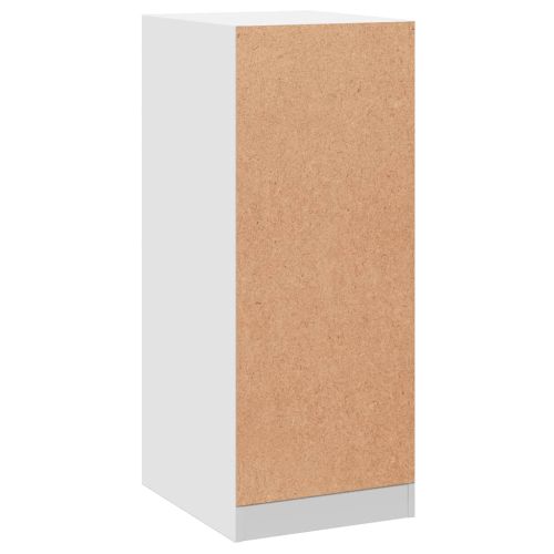 Гардероб, бял, 48x41x102 см, инженерно дърво