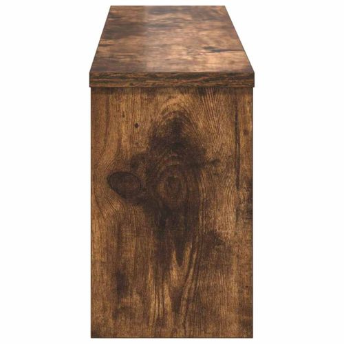 Стенен закачалка за палта с рафт Опушен дъб 75 x 16 x 26 см