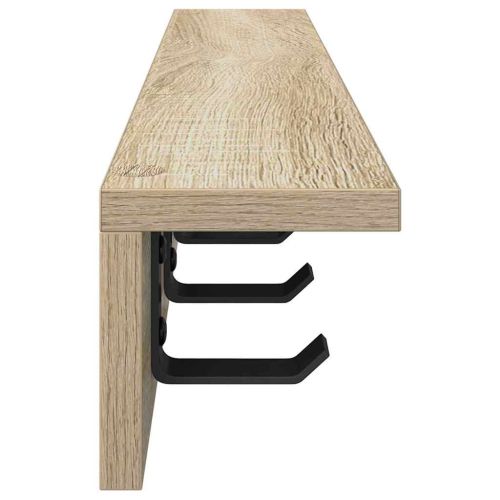 Стенен закачалка за палта Сонома дъб 60 x 10,5 x 10,5 см