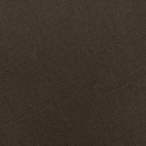 Фотьойл с табуретка за крака, кафяв, текстил