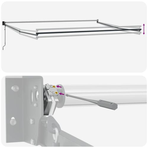 Сенник Оранжево и кафяво 500 x 300 x 165 см Полиестер и метал