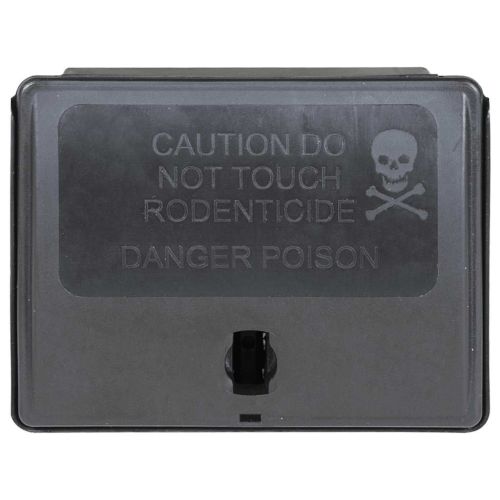 капани за мишки 10 бр. черни 13x10x4 cm