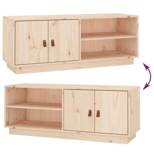 ТВ шкаф, 105x34x40 см, бор масив