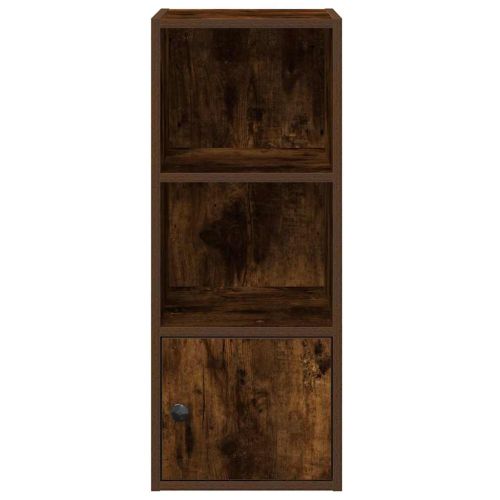 Библиотека, опушен дъб, 31x24x77 см, инженерно дърво