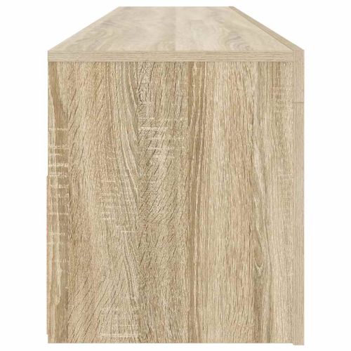 ТВ шкаф с LED осветление, дъб сонома, 120x35x40 см